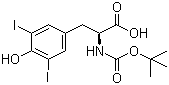 CAS 登录号：62129-53-7, N-叔丁氧羰基-3,5-二碘-L-酪氨酸