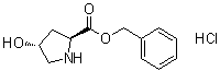 structure of CAS# 62147-27-7, 反式-4-羟基-L-脯氨酸苄酯盐酸盐