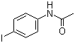 structure of CAS# 622-50-4, N-(4-Iodophenyl)acetamide