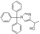 structure of CAS# 62256-50-2, alpha-甲基-1-(三苯基甲基)-1H-咪唑-4-甲醇