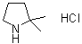 2,2-Dimethylpyrrolidine hydrochloride molecular structure (CAS 623580-01-8)