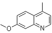 structure of CAS# 6238-12-6, 7-Methoxy-4-methylquinoline