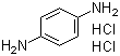 CAS # 624-18-0, 1,4-Diaminobenzene dihydrochloride, 1,4-Benzenediamine dihydrochloride, 4-Aminoaniline dihydrochloride, p-Phenylenediamine dihydrochloride, C.I. 76061