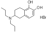 CAS 登录号：62421-54-9, 6-(二丙基氨基)-5,6,7,8-四氢-1,2-萘二酚氢溴酸盐
