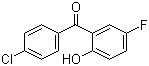 structure of CAS# 62433-26-5, 4'-氯-5-氟-2-羟基二苯甲酮