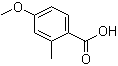 structure of CAS# 6245-57-4, 4-甲氧基-2-甲基苯甲酸