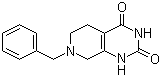 structure of CAS# 62459-02-3, 7-苄基-5,6,7,8-四氢吡啶并[3,4-d]嘧啶-2,4(1H,3H)-二酮