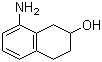 structure of CAS# 624729-66-4, 8-Amino-1,2,3,4-tetrahydro-2-naphthol