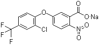 CAS 登录号：62476-59-9, 三氟羧草醚钠盐, 5-[2-氯-4-(三氟甲基)-苯氧基]-2-硝基苯甲酸钠