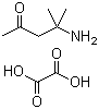 structure of CAS# 625-03-6, 4-氨基-4-甲基-2-戊酮草酸盐