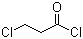 3-Chloropropionyl chloride molecular structure (CAS 625-36-5)