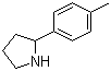 structure of CAS# 62506-76-7, 2-(4-Methylphenyl)pyrrolidine