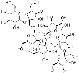 CAS # 62512-20-3, 1-Kestoheptaose, O-beta-D-Fructofuranosyl-(2→1)-O-beta-D-fructofuranosyl-(2→1)-O-beta-D-fructofuranosyl-(2→1)-O-beta-D-fructofuranosyl-(2→1)-O-beta-D-fructofuranosyl-(2→1)-beta-D-fructofuranosyl alpha-D-glucopyranoside