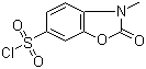structure of CAS# 62522-63-8, 3-甲基-2-氧代-2,3-二氢-1,3-苯并噁唑-6-磺酰氯