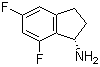 structure of CAS# 625471-17-2, (1S)-5,7-二氟-2,3-二氢-1H-茚-1-胺
