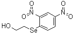 CAS # 62559-23-3, 2-[(2,4-Dinitrophenyl)seleno]ethanol, 2,4-Dinitrophenyl 2-hydroxyethyl selenide, 2-Hydroxyethyl 2,4-dinitrophenyl selenide, NSC 294416