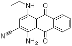 CAS 登录号：62570-50-7, 分散蓝 359, 1-氨基-4-(乙基氨基)蒽醌-2-甲腈