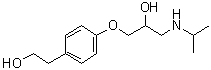 structure of CAS# 62572-94-5, O-去甲基美托洛尔