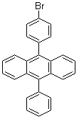 structure of CAS# 625854-02-6, 9-(4-溴苯基)-10-苯基蒽