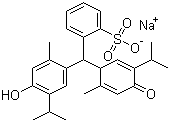 structure of CAS# 62625-21-2, 百里酚蓝钠盐