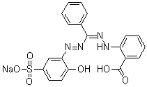 structure of CAS# 62625-22-3, Zincon monosodium salt