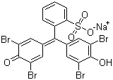 structure of CAS# 62625-28-9, Bromophenol Blue sodium salt