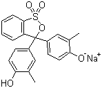 structure of CAS# 62625-29-0, 甲酚红