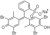 structure of CAS# 62625-32-5, Bromocresol Green