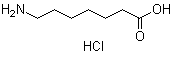 structure of CAS# 62643-56-5, 7-氨基庚酸盐酸盐