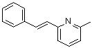 structure of CAS# 6266-99-5, 2-甲基-6-(2-苯乙烯基)吡啶