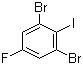 structure of CAS# 62720-29-0, 1,3-Dibromo-5-fluoro-2-iodobenzene