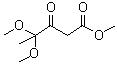 structure of CAS# 62759-83-5, Methyl 4,4-dimethoxy-3-oxopentanoate
