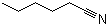 Hexanenitrile molecular structure (CAS 628-73-9)