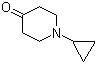 1-环丙基-4-哌啶酮分子结构 (CAS 62813-01-8)