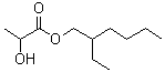 CAS # 6283-86-9, 2-Ethyl-1-hexanol lactate, 2-Ethyl-1-hexyl 2-hydroxypropanoate, 2-Ethylhexyl 2-hydroxypropanoate, 2-Ethylhexyl lactate, NSC 7737, PuraSolve EHL, Purasolv EHL