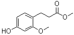 CAS 登录号：628333-35-7, 4-羟基-2-甲氧基-苯丙酸甲酯