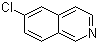 structure of CAS# 62882-02-4, 6-氯异喹啉