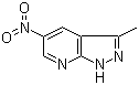 structure of CAS# 62908-83-2, 3-甲基-5-硝基-1H-吡唑并[3,4-b]吡啶