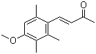 CAS # 62924-31-6, (E)-4-(4-Methoxy-2,3,6-trimethylphenyl)-3-buten-2-one, (E)-(4-methoxy-2,3,6-trimethylphenyl)-3-buten-2-one