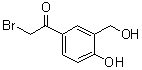 structure of CAS# 62932-94-9, 2-溴-4'-羟基-3'-(羟基甲基)苯乙酮