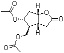 CAS 登录号：62939-82-6, (3aR,4S,5R,6aS)-5-(乙酰氧基)-4-[(乙酰氧基)甲基]六氢-2H-环戊并[b]呋喃-2-酮
