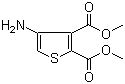 structure of CAS# 62947-31-3, 4-氨基噻吩-2,3-二甲酸二甲酯