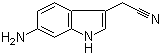 structure of CAS# 629662-49-3, 6-氨基-1H-吲哚-3-乙腈