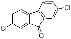 structure of CAS# 6297-11-6, 2,7-二氯-9-芴酮