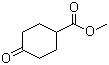 structure of CAS# 6297-22-9, Methyl 4-ketocyclohexanecarboxylate