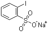 structure of CAS# 62973-69-7, 2-Iodobenzenesulfonic acid sodium salt