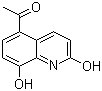 structure of CAS# 62978-73-8, 5-Acetylquinoline-2,8-diol