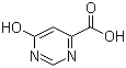 structure of CAS# 6299-87-2, 6-Hydroxy-4-pyrimidinecarboxylic acid