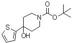 CAS 登录号：630119-99-2, 4-羟基-4-(2-噻吩基)-1-哌啶羧酸叔丁酯