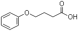 4-苯氧基丁酸分子结构 (CAS 6303-58-8)